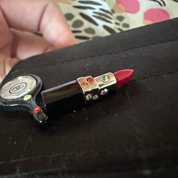 💯% Authentic Chanel Vintage Satin Card Holder Wallet - Picture 13 of 16